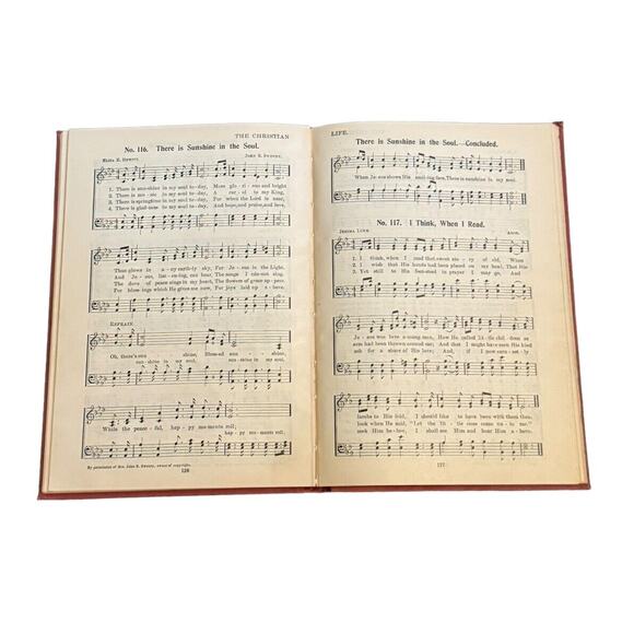 Christian Hymns by German Evangelical Synod Of North America 1908 Hardcover READ - Picture 5 of 10